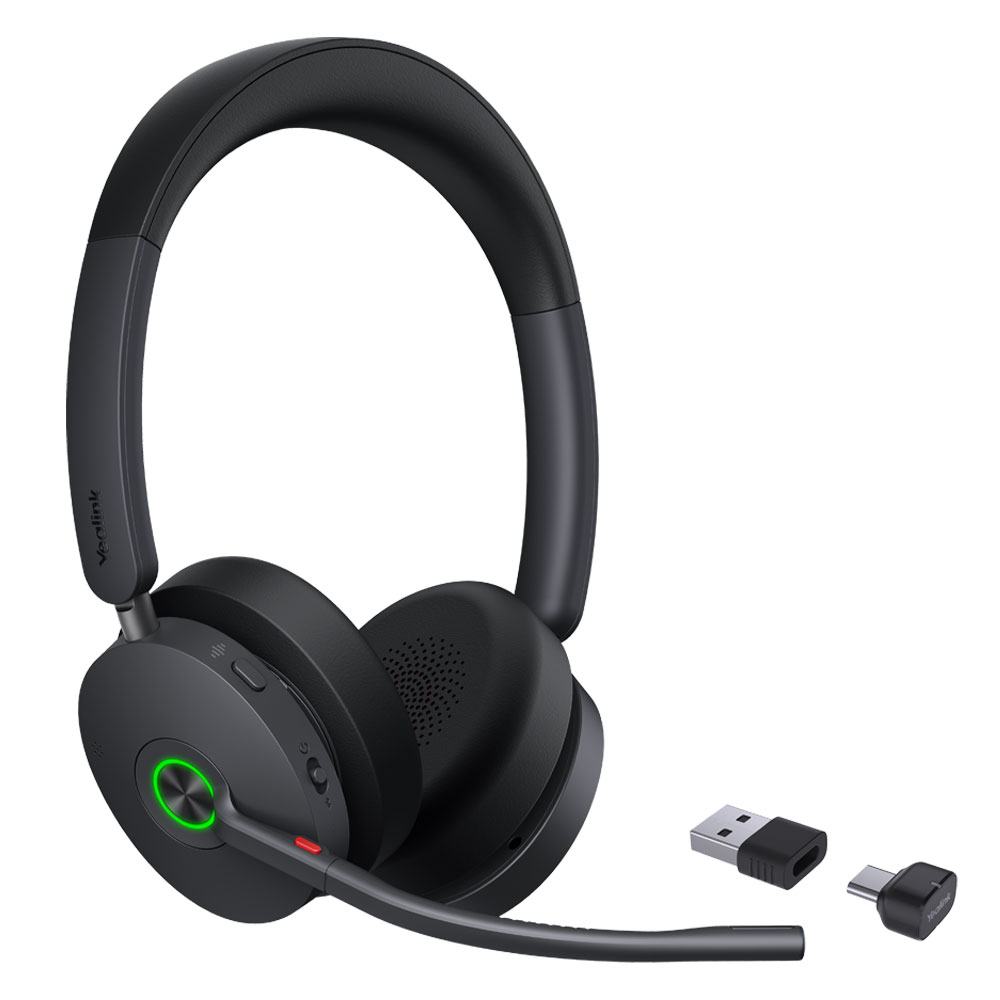 Auriculares binaurales Bluetooth ANC USB Yealink BH74 Teams
