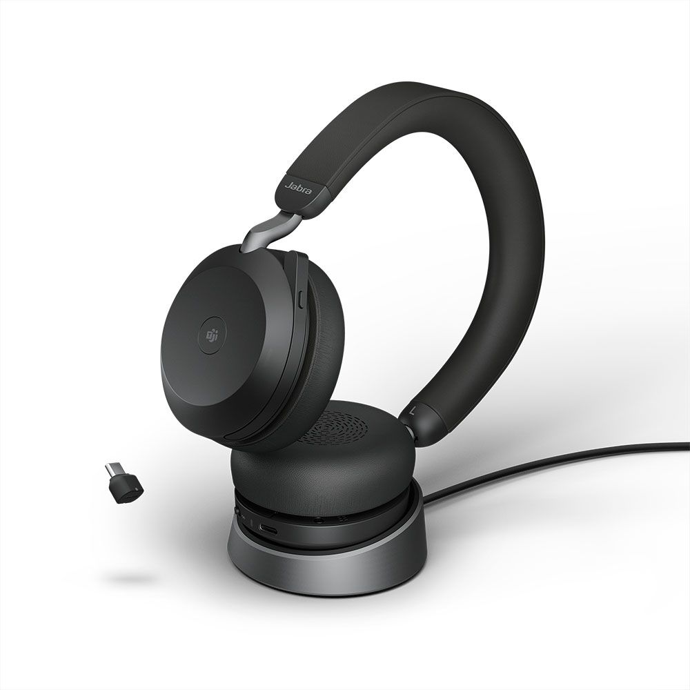 Jabra Evolve2 75 USB-C MS Auricular Estéreo - Incluye Base
