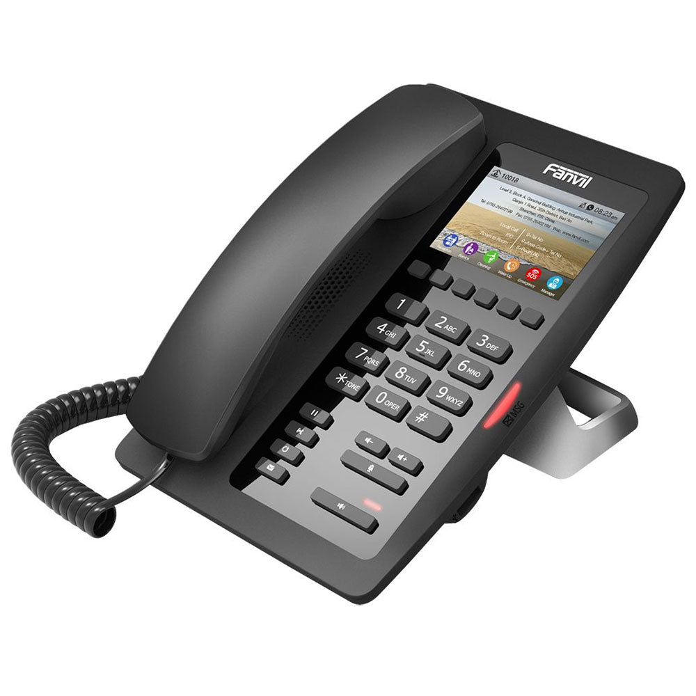 Fanvil H5 Negro Teléfono IP avanzado para hotel