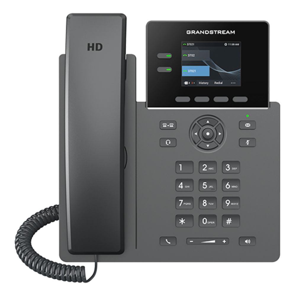 Grandstream GRP2610P Teléfono IP de 2 líneas
