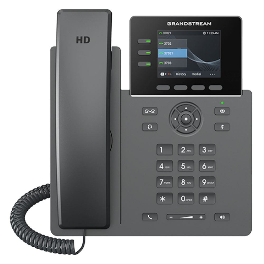 Grandstream GRP2611G Teléfono IP de 3 líneas