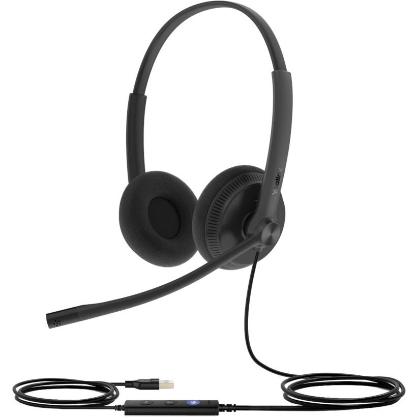 Auriculares con cable USB dual Yealink UH34 Lite Teams