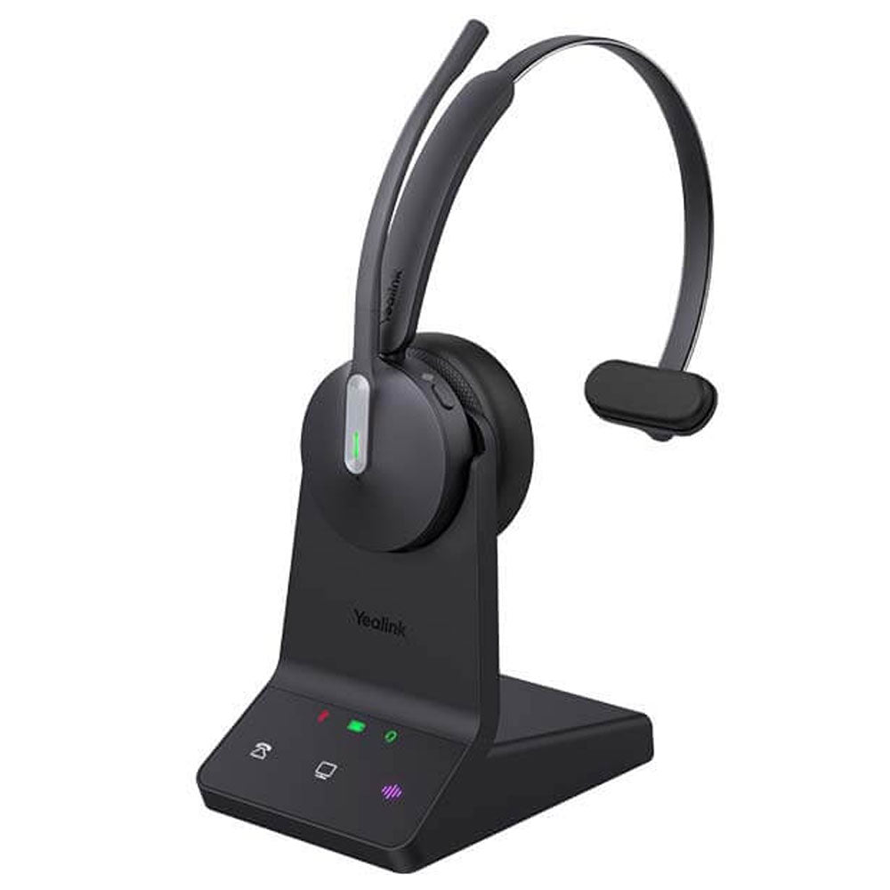 Auriculares híbridos mono UC DECT Yealink WH64