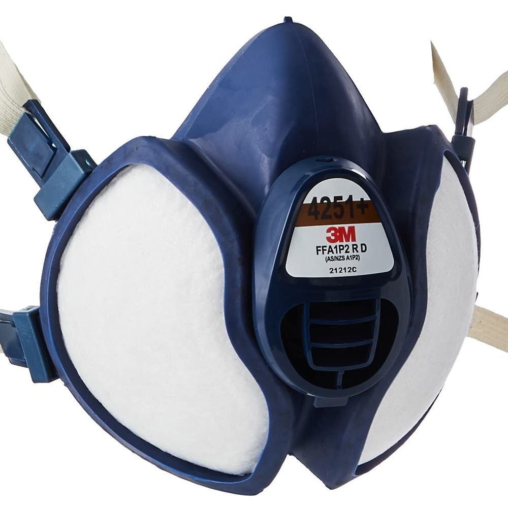 Mascarilla respiratoria reutilizable 3M 4251+ de media cara - FFA1P2 R D