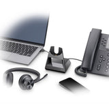 Auriculares Bluetooth Poly Voyager 4320 UC USB-A (incluye soporte)