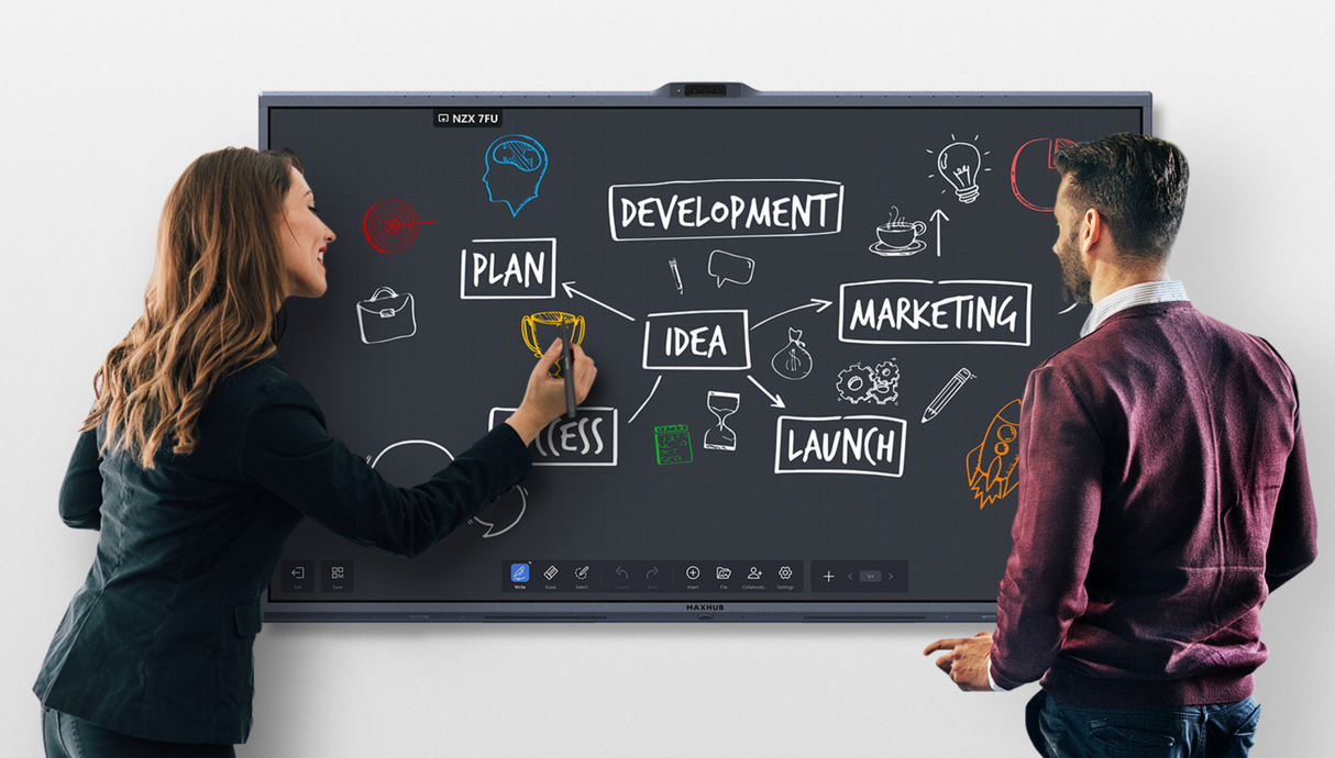 MAXHUB V6550 XBoard 65" V7 | Pantalla Interactiva 4K