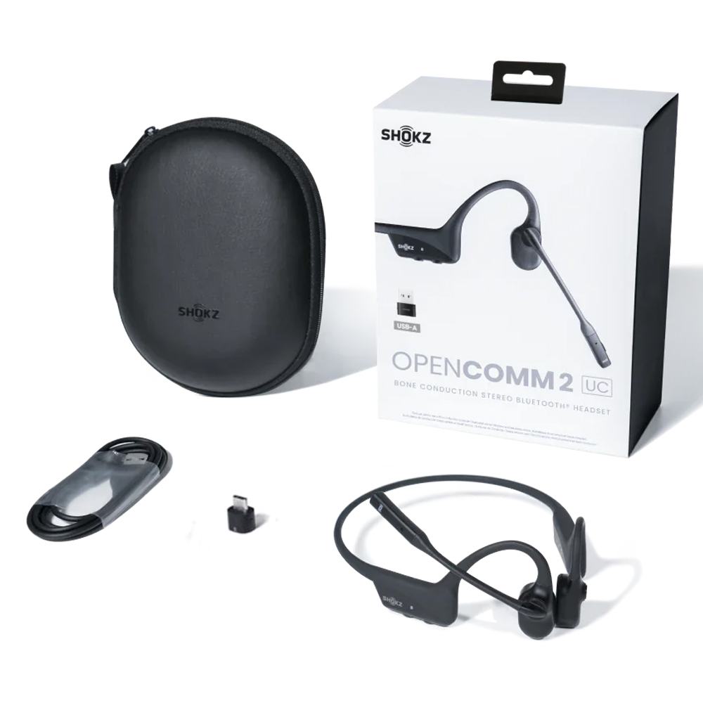 Auriculares Bluetooth SHOKZ OpenComm2 UC USB-C