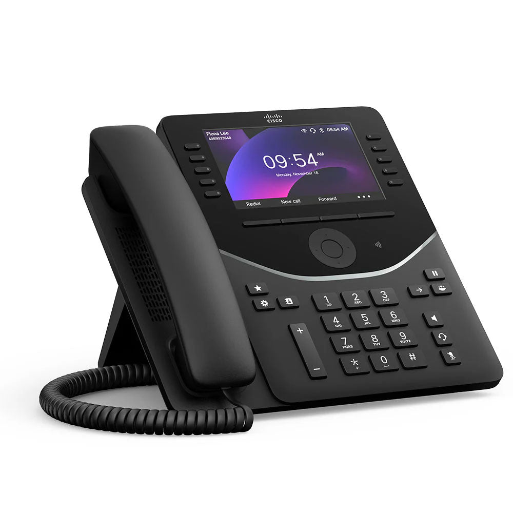 Teléfono de escritorio IP Cisco 9861 - Negro carbón