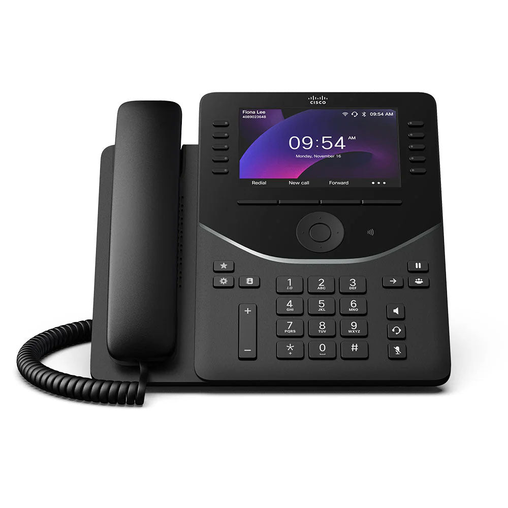 Teléfono de escritorio IP Cisco 9861 - Negro carbón