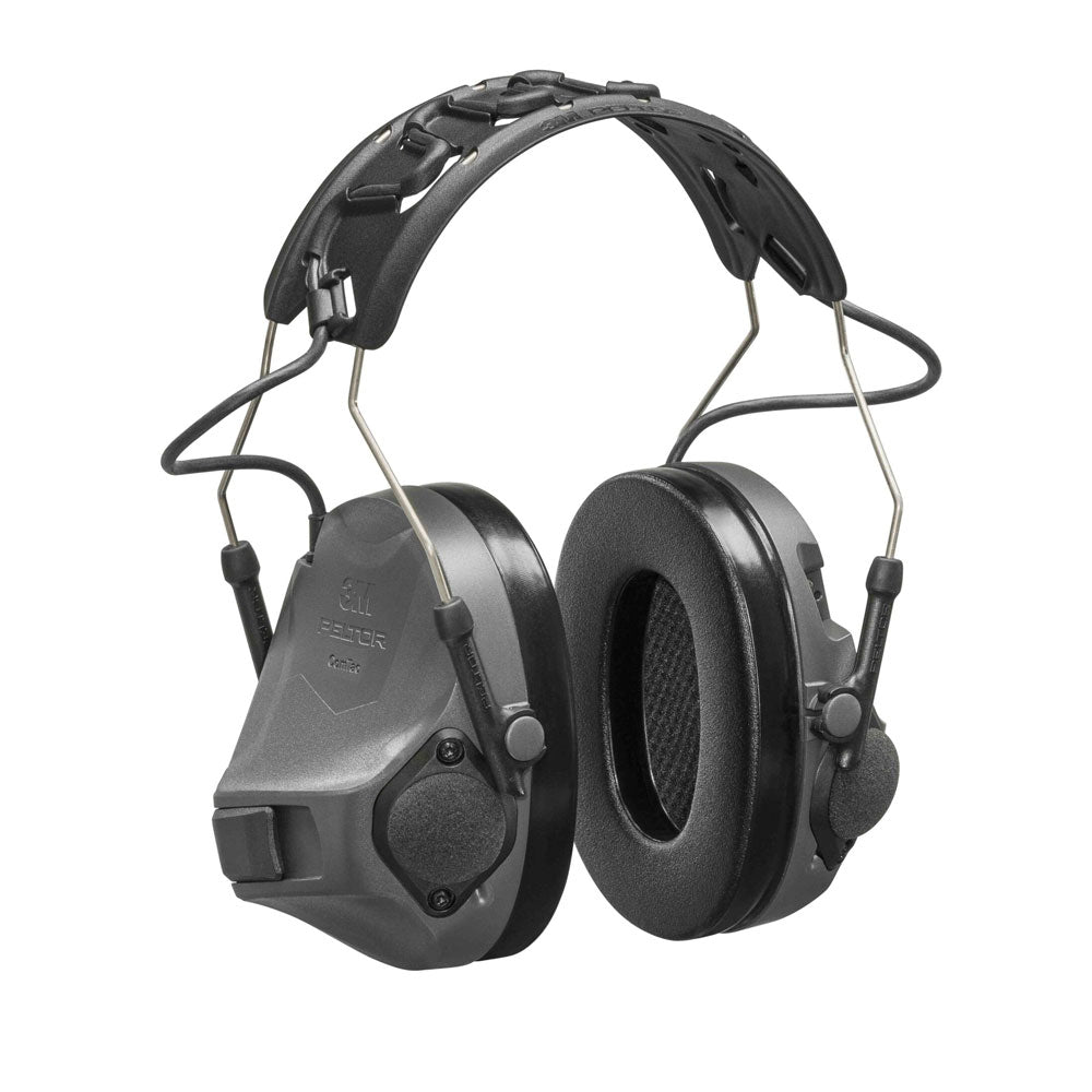 3M PELTOR ComTac VIII Auriculares sin comunicación, color gris carbón MT14H418A-02-GE