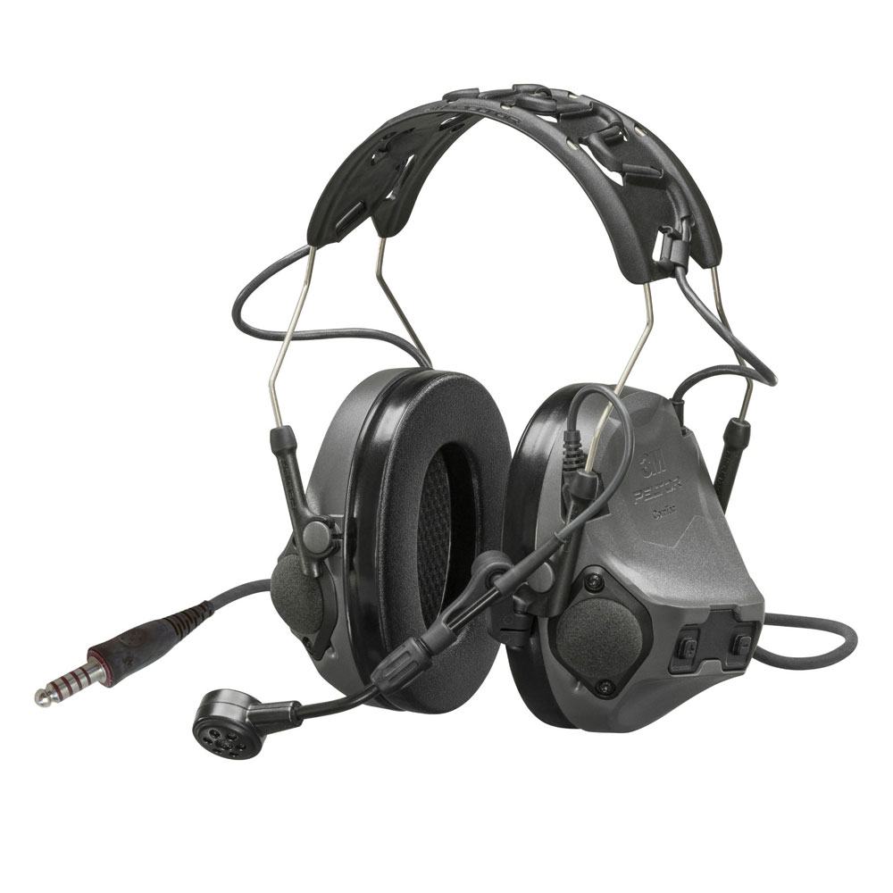 Auriculares 3M™ PELTOR™ ComTac VIII, comunicación dual - Gris carbón MT14H418A-35-GE