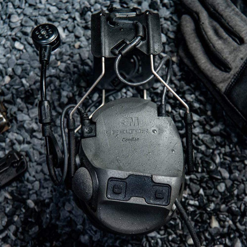 Auriculares 3M™ PELTOR™ ComTac VIII, comunicación dual - Gris carbón MT14H418A-35-GE