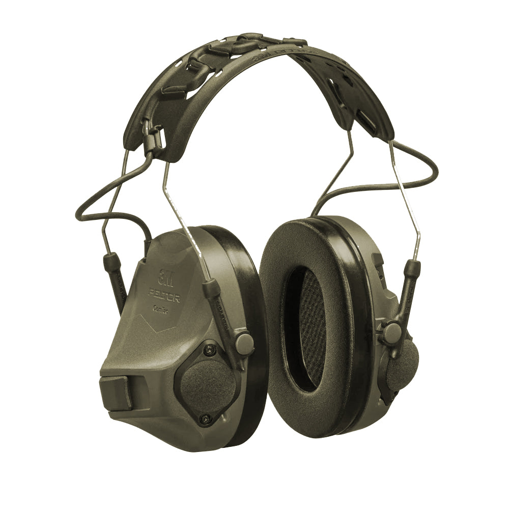 3M PELTOR ComTac VIII Auriculares sin comunicación, color verde oliva MT14H418A-02-GN