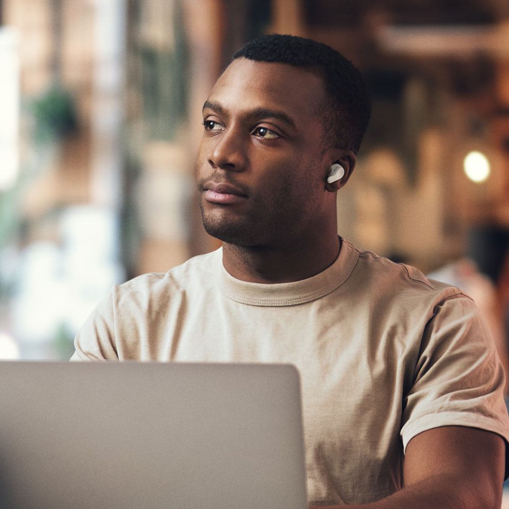 Auriculares inalámbricos Bluetooth EPOS ADAPT E1 USB-C - Blanco