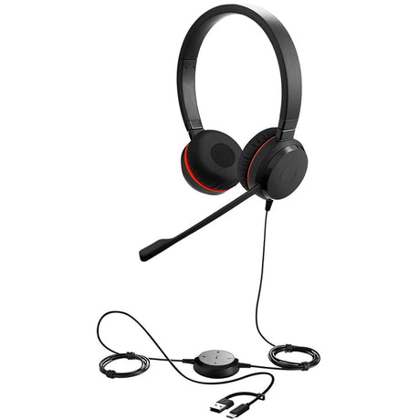 Jabra Evolve 20 SE USB-C/A Stereo UC Headset | 4999-829-469