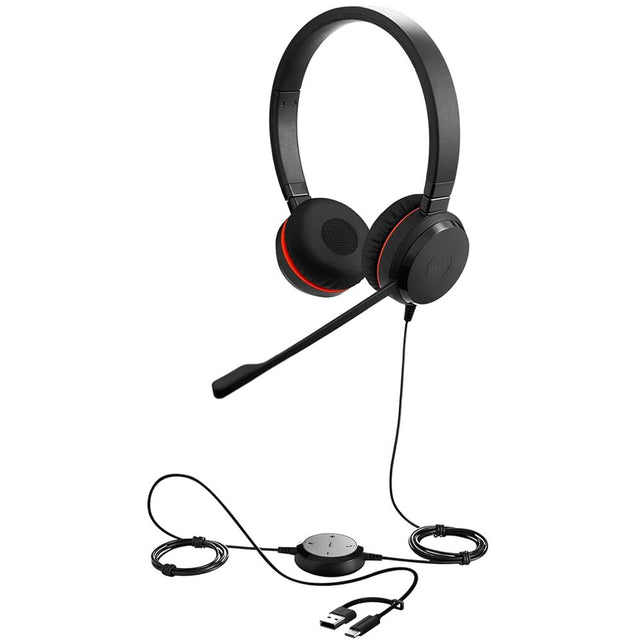Jabra Evolve 20 SE USB-C/A Stereo UC Headset | 4999-829-469