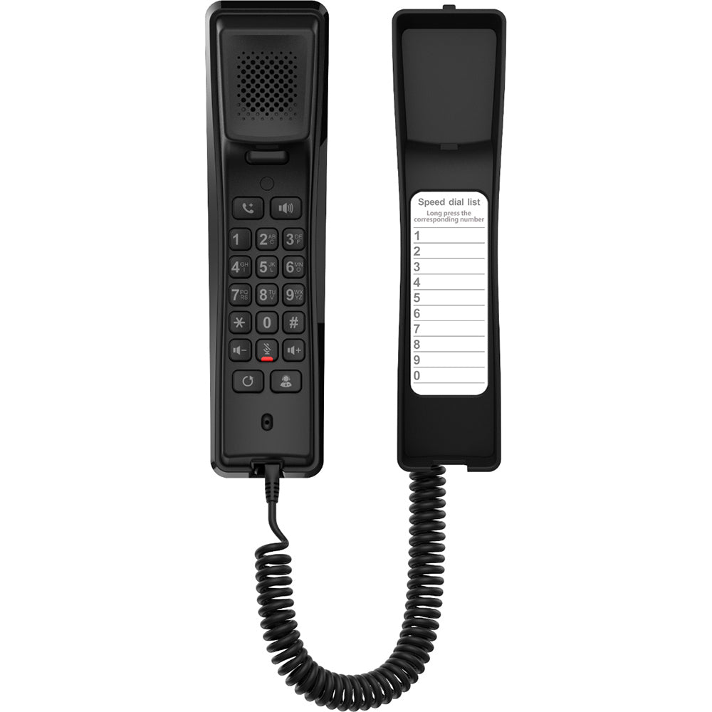 Teléfono IP compacto Fanvil H2U V2 - Negro