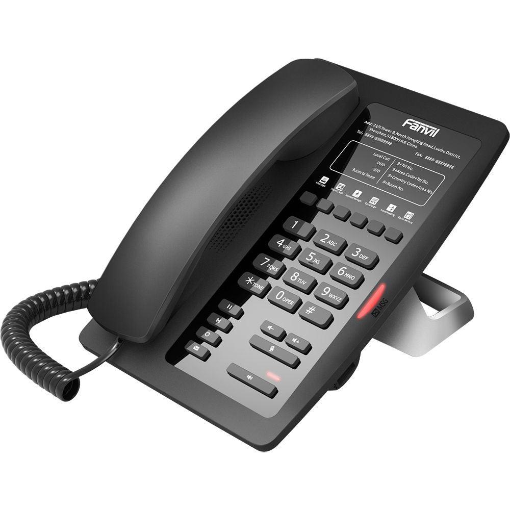Fanvil H3 Negro Teléfono IP para hotel