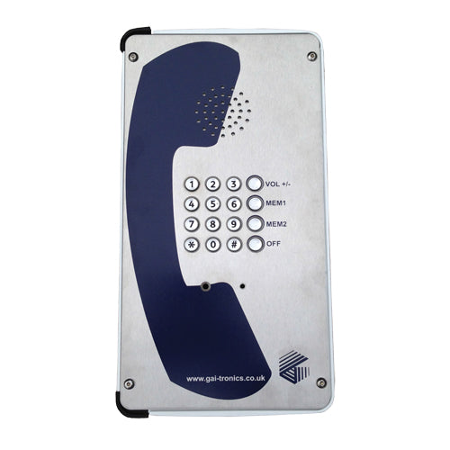 Gai-Tronics Sentinel SIP Telefono resistente a la intemperie (16 botones) - Montaje empotrado