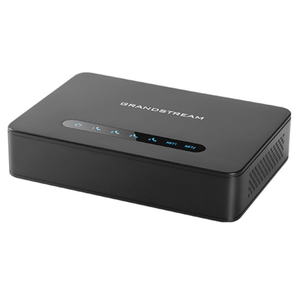 Grandstream HT814 V2 Adaptador telefónico analógico Gigabit de 4 puertos