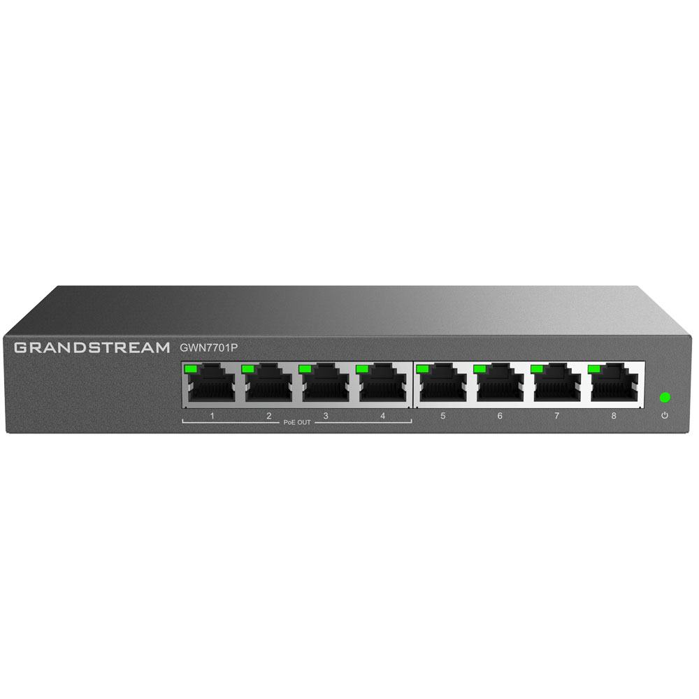 Grandstream GWN7701P Switch 8 puertos, 4 con POE