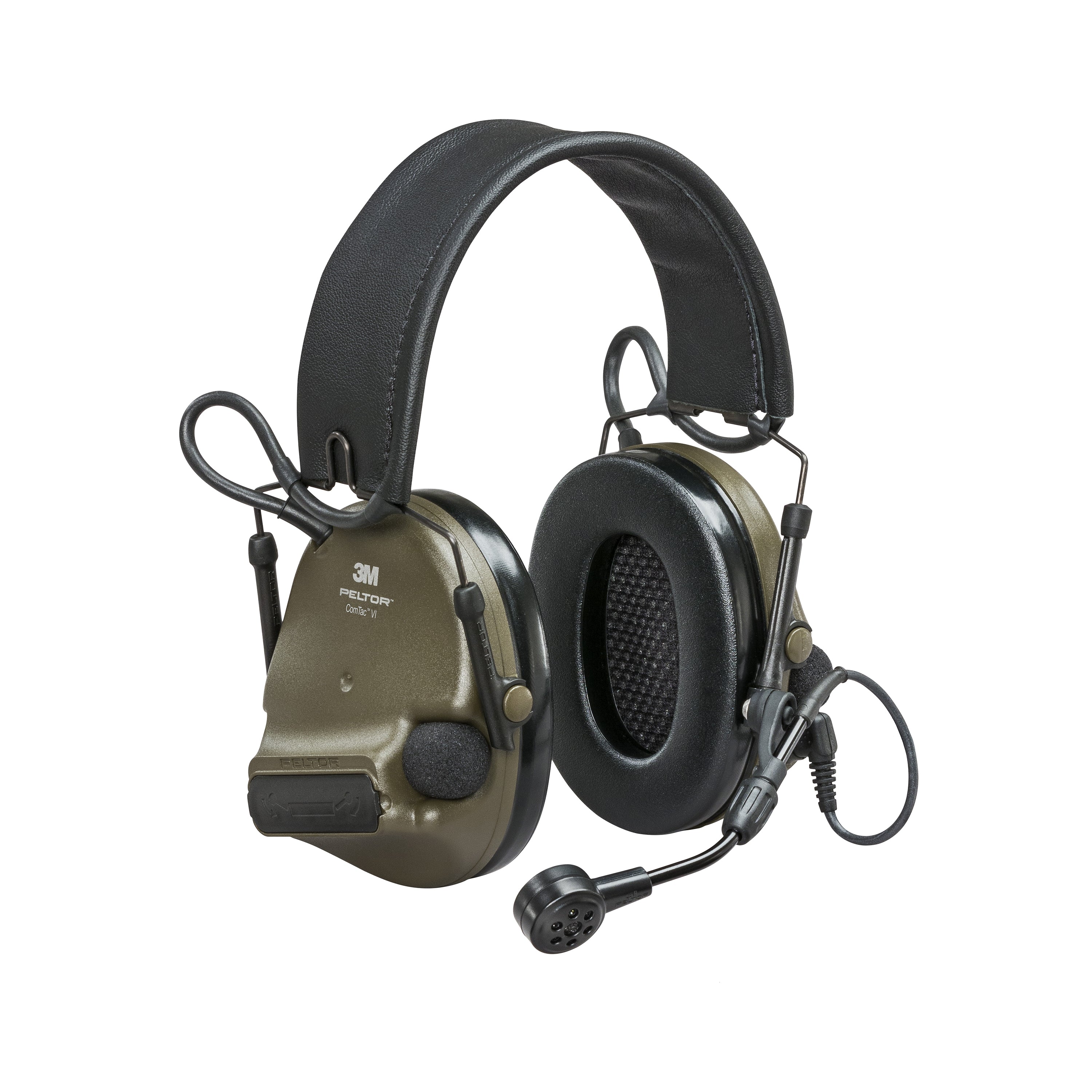 3M™ PELTOR™ ComTac VI NIB Auriculares verdes, Entrada MI