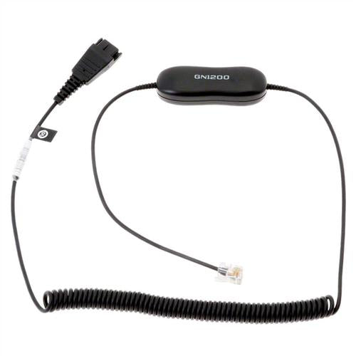 Cable conexión Smartcord  Jabra GN1200 rizado