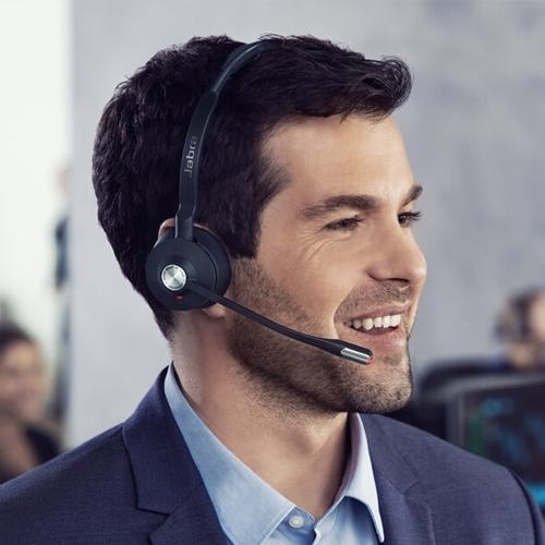 Auriculares inalámbricos estéreo DECT Jabra Engage 65 - Reacondicionados