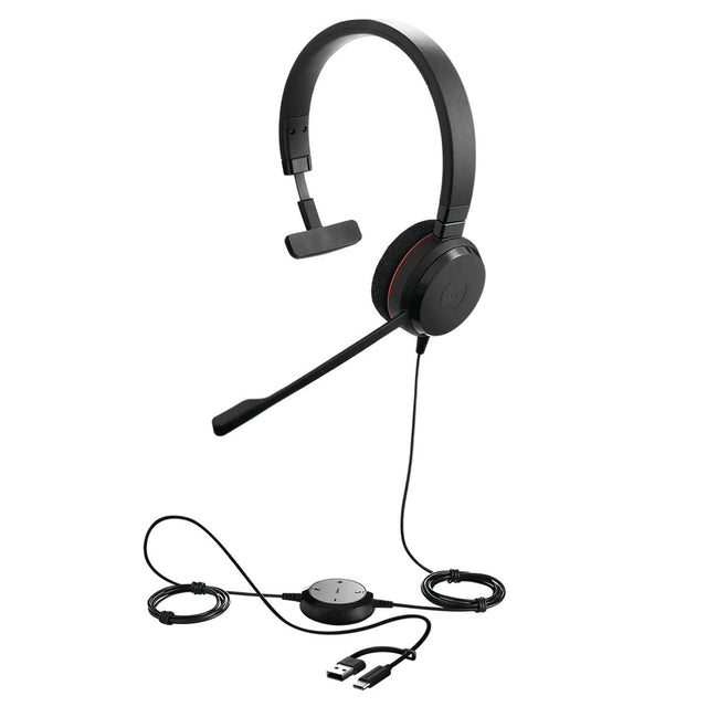 Jabra Evolve 20 USB-C/A Mono UC Headset | 4993-829-269