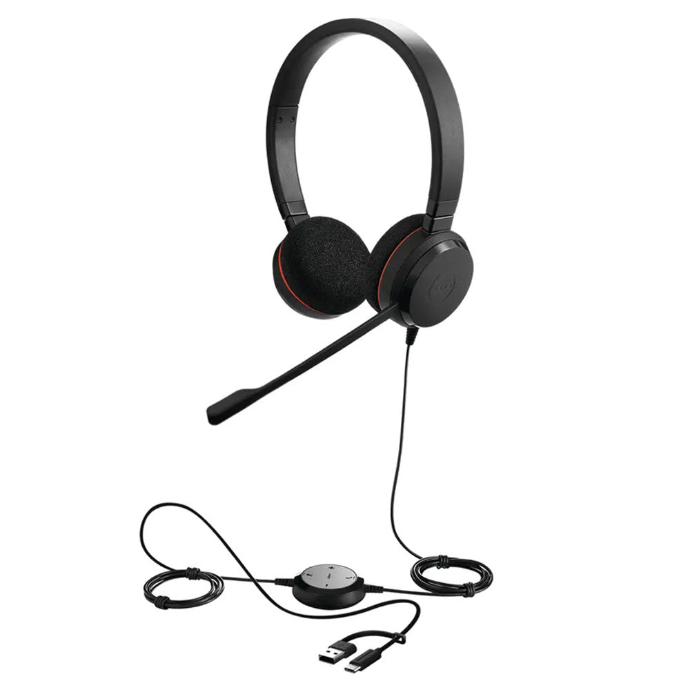 Jabra Evolve 20 USB-C/A Stereo UC Headset | 4999-829-269