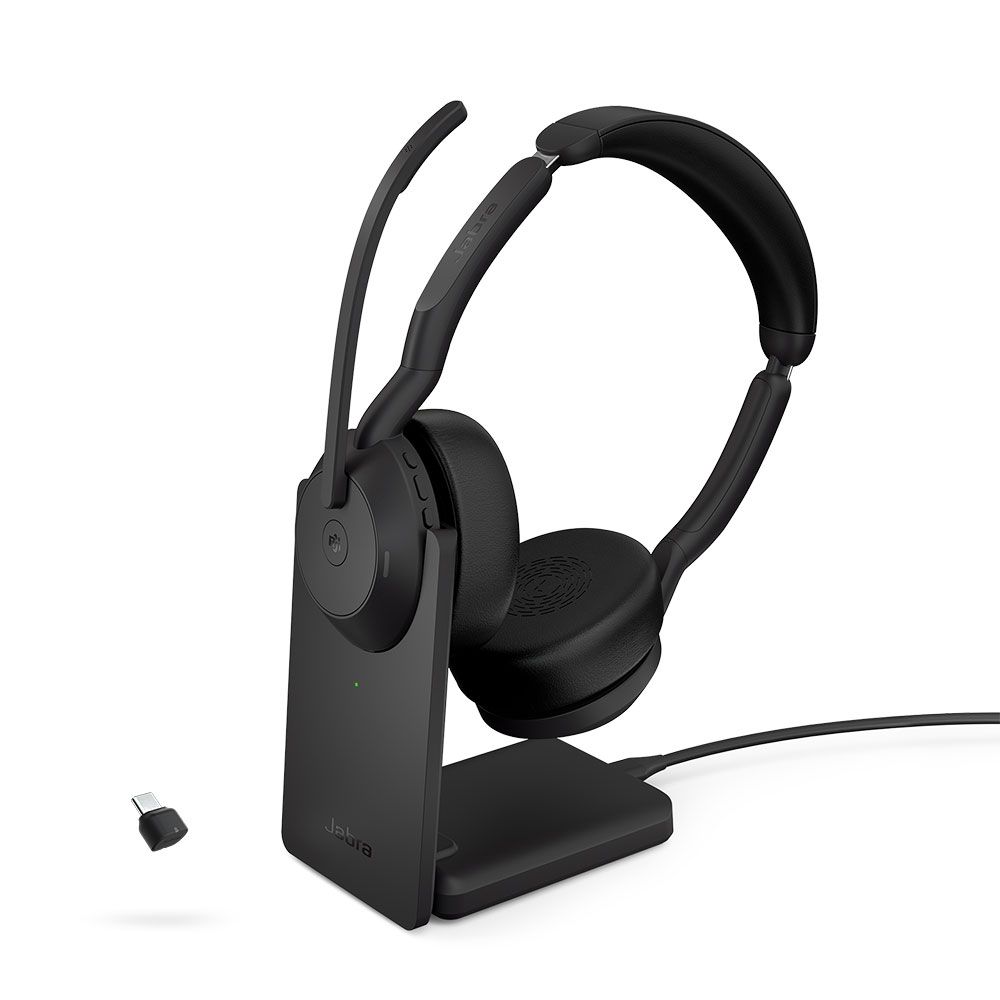 Jabra Evolve2 55 USB-C UC Auricular Estéreo - Incluye Base