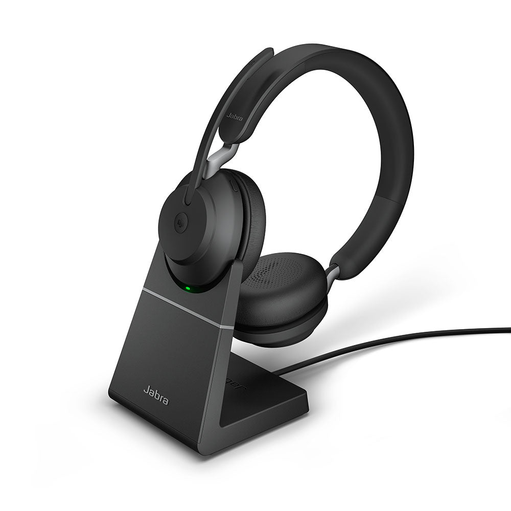 Jabra Evolve2 65 Link380c MS Stereo Headset - Inc Base de carga