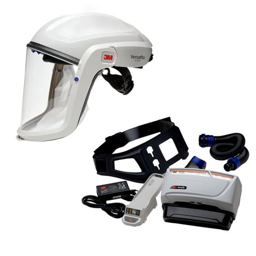 Kit de inicio 3M™ Versaflo™ TR-619E y casco respirador M-207