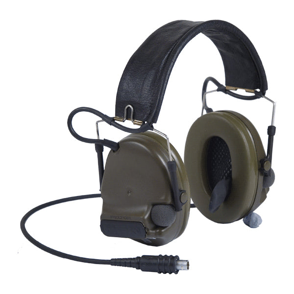 3M™ PELTOR™ Comtac XPI Auriculares plegables - verde militar - con comunicaciones