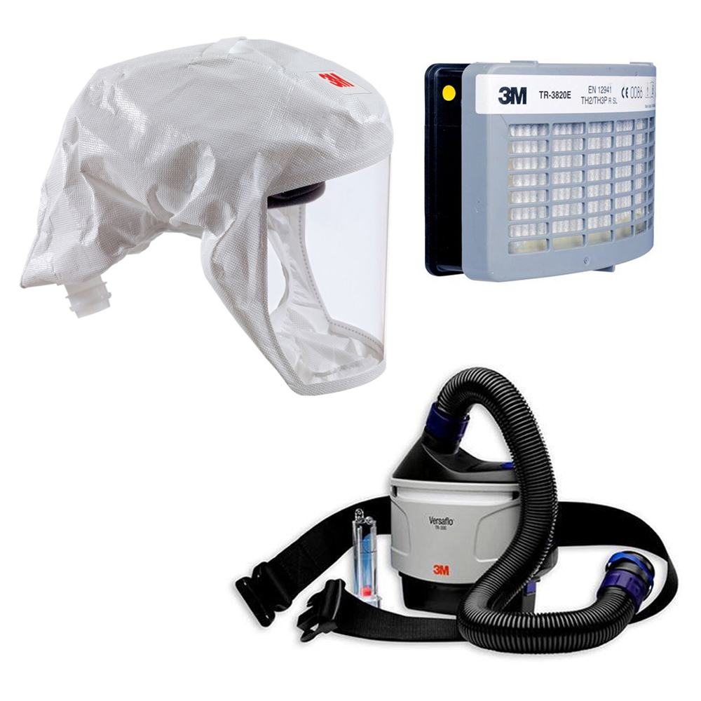 Paquete de PAPR 3M™ Versaflo™ para atención médica