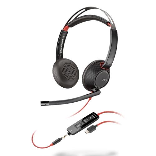 Poly Blackwire 5220 USB-C +3.5mm Plug +USB-C/A