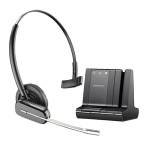 Plantronics Savi Office W740-M 84001-12 reacondicionado con base de carga y auricular inalámbrico DECT.