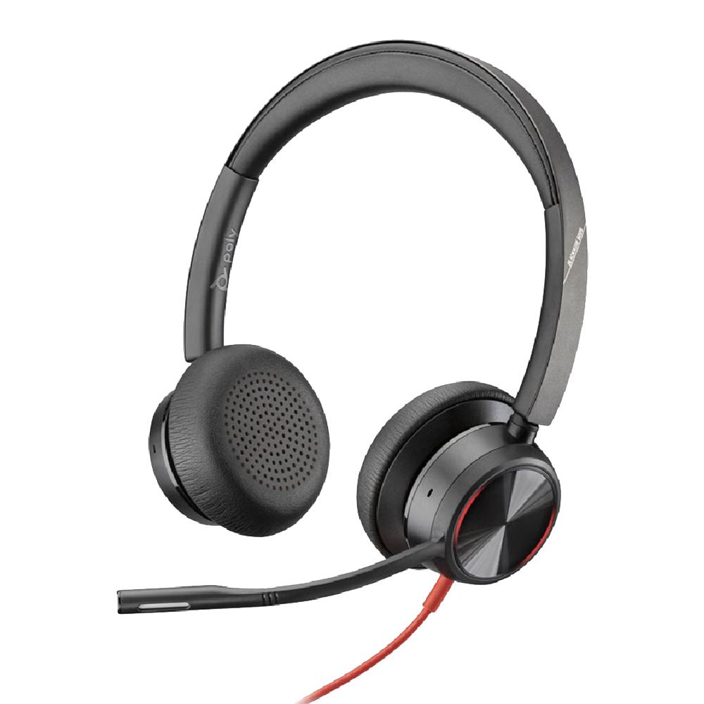 Auriculares Poly Blackwire 8225 USB-A UC - Reacondicionados