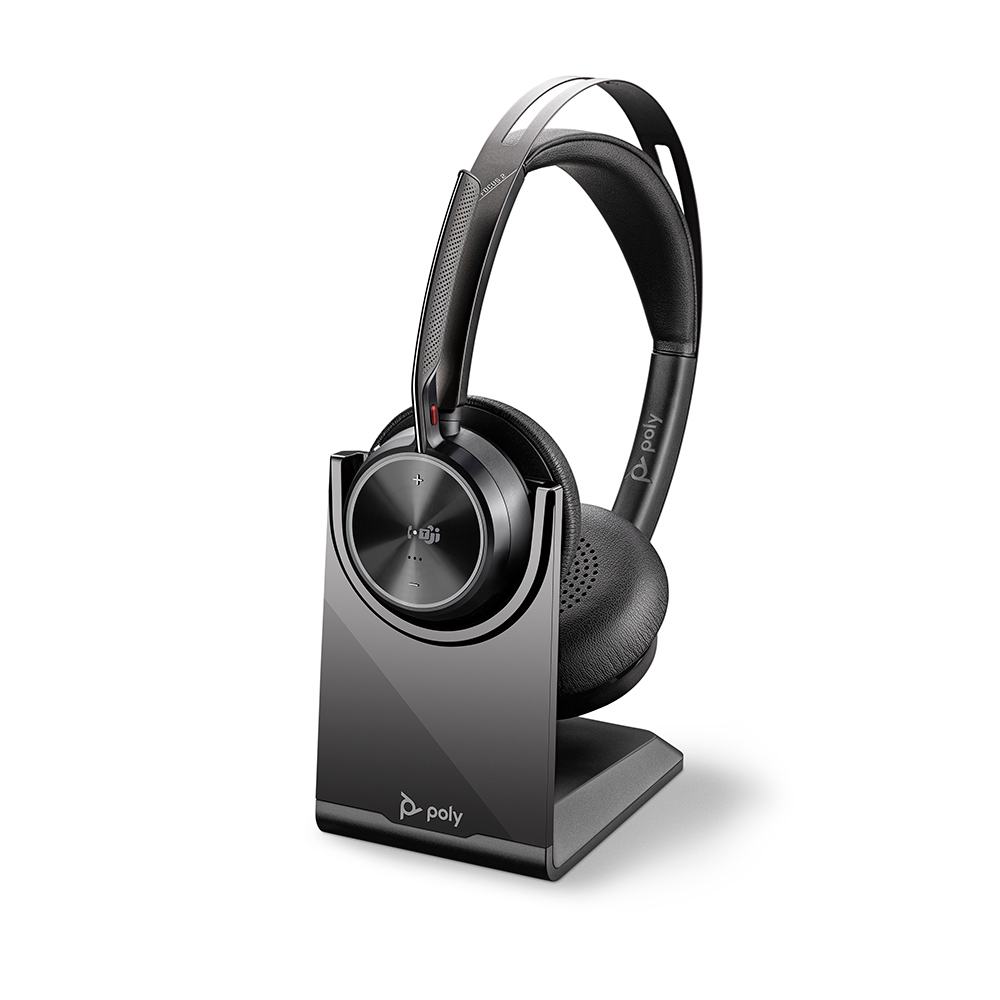 Auriculares Poly Voyager Focus 2 UC USB Teams - Soporte de carga