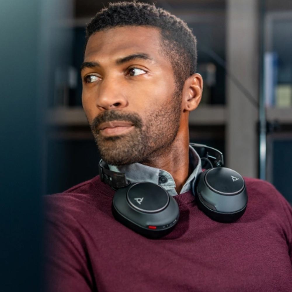 Auriculares Bluetooth certificados por Poly Voyager Surround 80 Teams