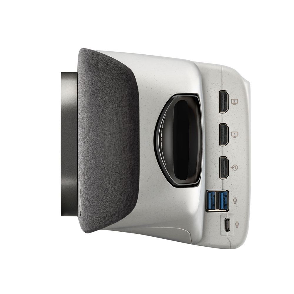 Barra de video Poly Studio X70 para salas grandes, con interfaz de pantalla táctil TC8