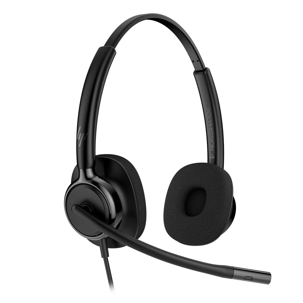HP Poly Mission 425 Classic Duo USB-C/A Headset - Espuma