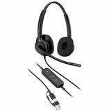 HP Poly Mission 425 Classic Duo USB-C/A Headset - Espuma