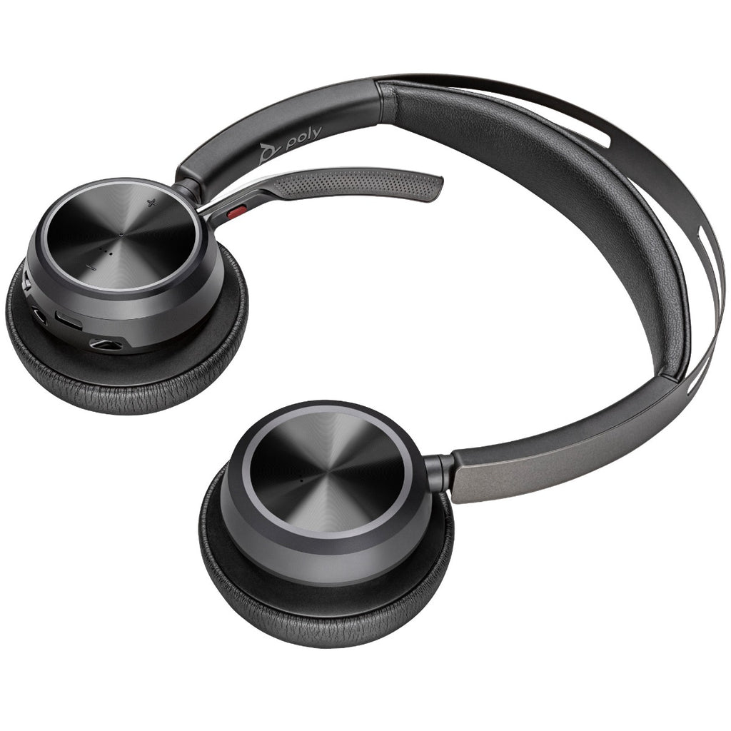 Auriculares Poly Voyager Focus 2 MS USB-(A&C) - Incluye soporte