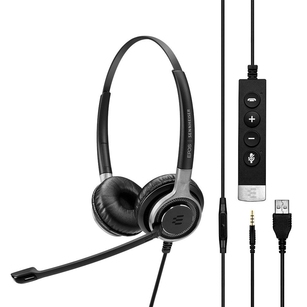 EPOS | Auriculares USB binaurales Sennheiser IMPACT SC 665