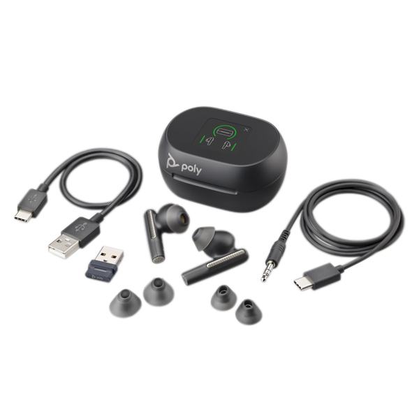 Audífonos inalámbricos Poly Voyager FREE 60+ UC USB-A