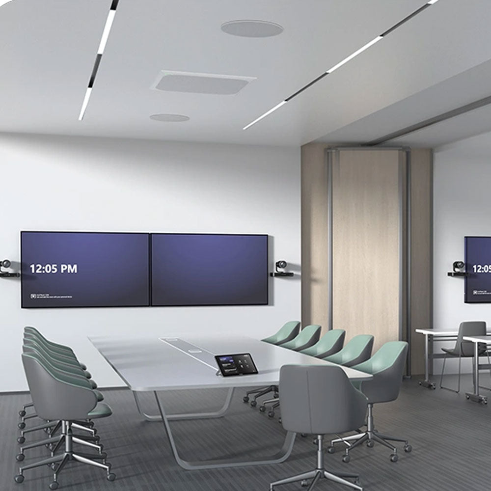 Sistema Yealink MVC S98-C5U para salas Microsoft Teams, ideal para salas extragrandes y profesionales con AV