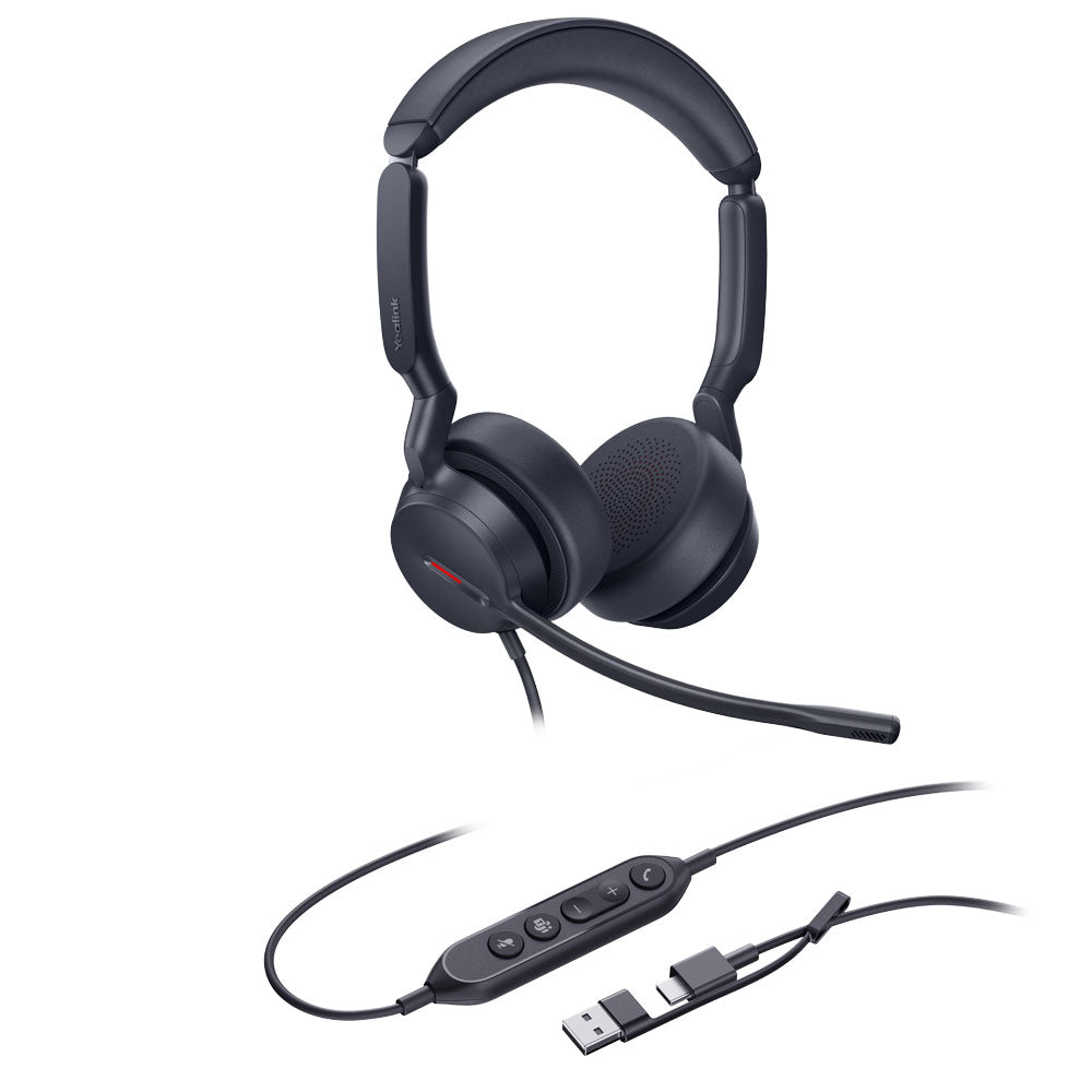 Auriculares USB-C/A Yealink UH44 Dual Teams