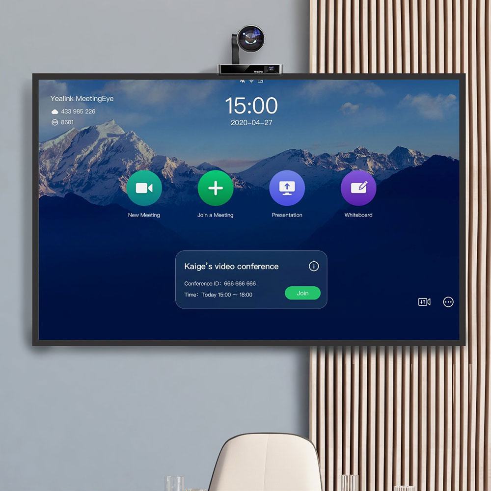 Cámara Yealink UVC86 Dual Eye 4K